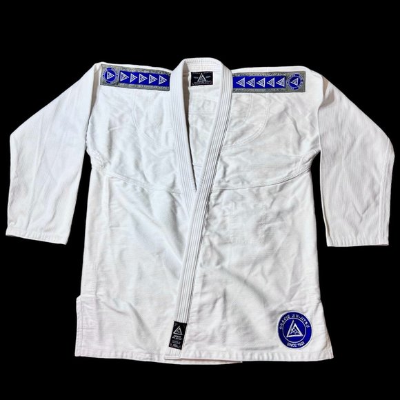 New Gracie Jiu Jitsu GI’s White (Pearl Weave) Competition Team Size A4 BJJ - Picture 2 of 12
